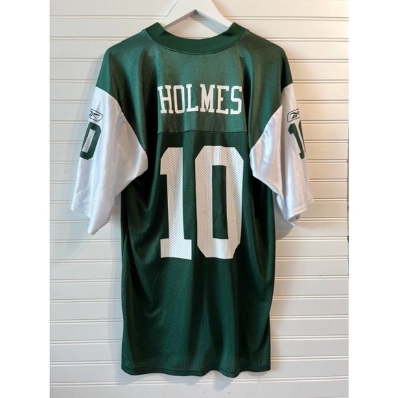 New York Jets Holmes 10 Jersey Reebok NFL Team Apparel Medium - Picture 3 of 13